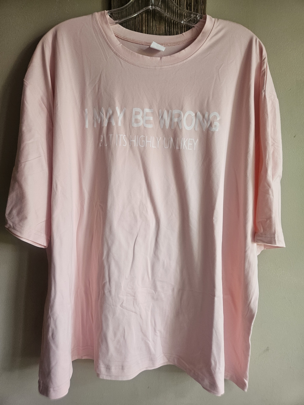 Relaxed Pink Graphic Tee - Women's Short Sleeve Crewneck